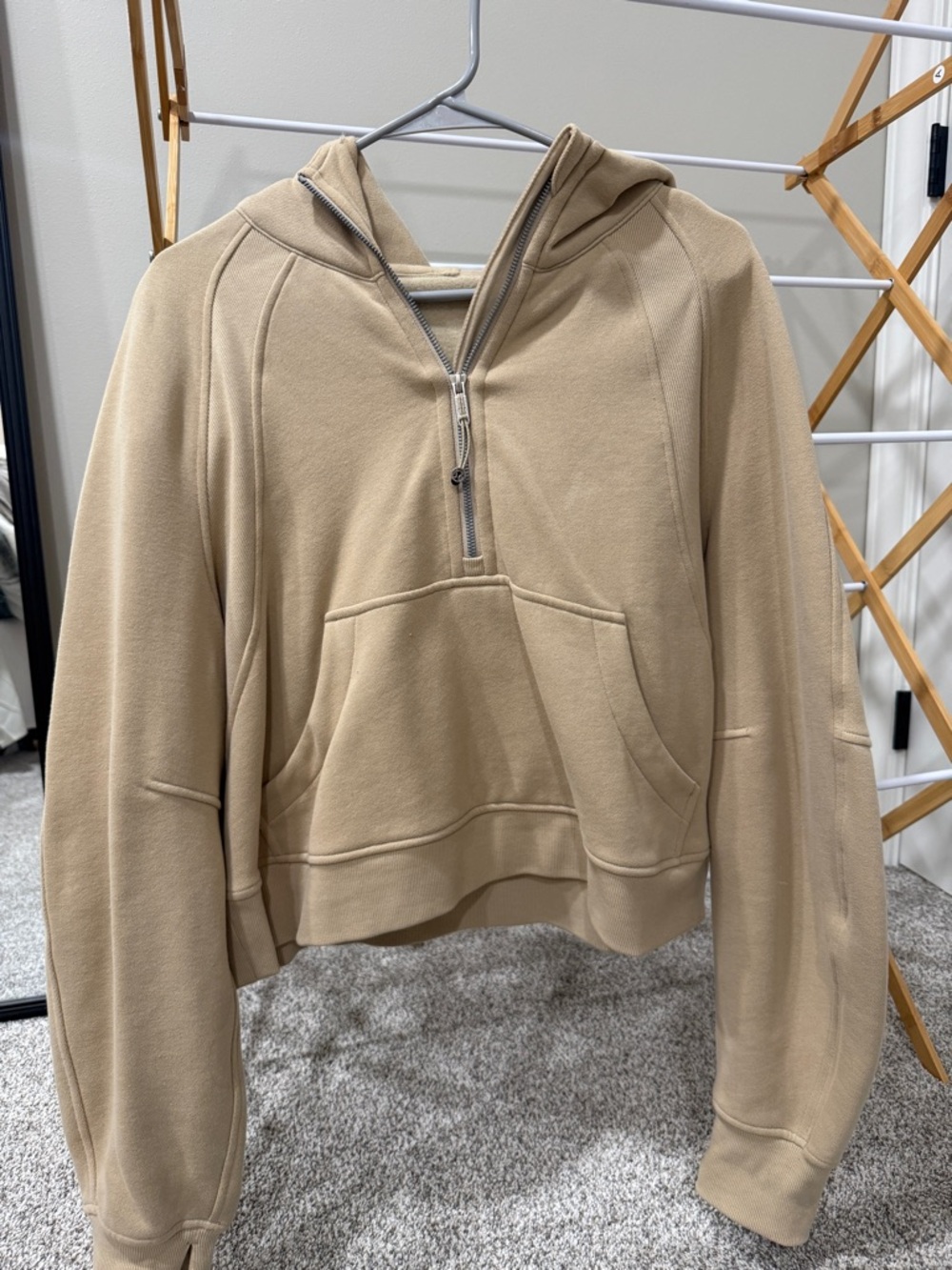 Lululemon cropped scuba hoodie